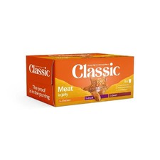 Classic Cat Meat in Jelly Grain Free Balanced Adult Wet Cat Food 12 x 400g *NEW* 3.74 per kilo