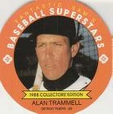 1988 Fantastic Sams Disc Baseball Pick From List/Complete Your Set