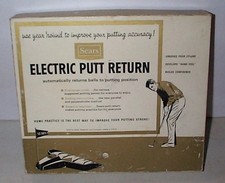 Retour putt électrique Sears vintage années 60 - avec boite / notices - testé