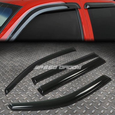 FOR 08-13 HIGHLANDER XU40 SMOKE TINT WINDOW VISOR SHADE/SUN WIND/RAIN DEFLECTOR
