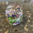 vintage millefiori murano art glass paperweight