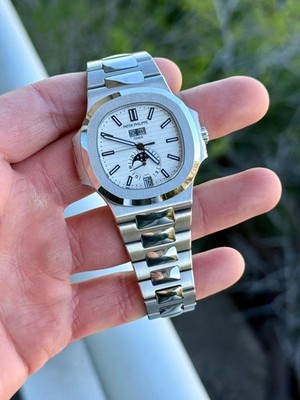 2015 Patek Philippe Nautilus 5726/1A-010 40mm White Dial Watch