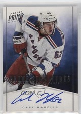 2011-12 Panini Prime Prime Signatures 37/99 Carl Hagelin #16 Auto b8h
