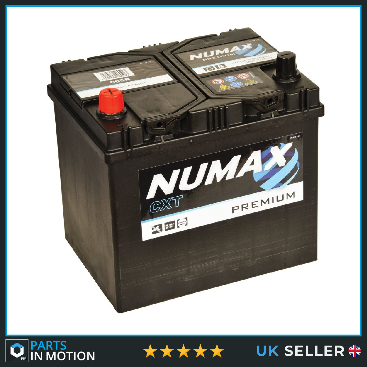 005R Numax Car Battery 12V 60AH