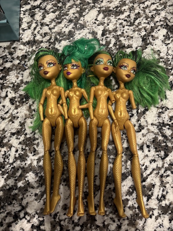 Monster High Lot Of 4 Jennafire Long
