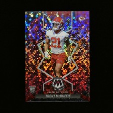 2022 Mosaic Trent McDuffie Pink Disco #'d 8/20 Rookie Card #371 KC Chiefs. rookie card picture