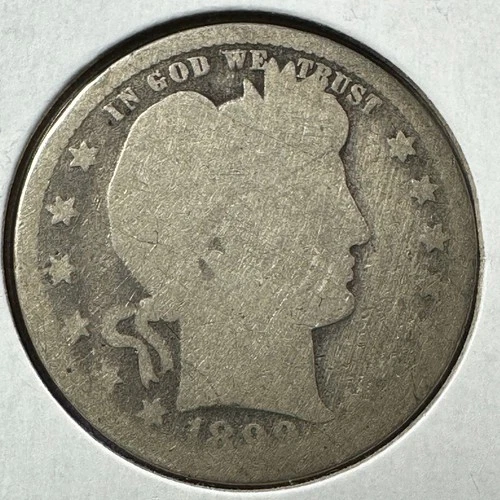 1899 25C Barber Quarter, Contains 0.1808oz of SILVER (87907)