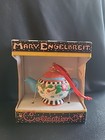 1997 Mary Engelbreit Christmas Ornament Teapot Collection Strawberry Blue Flower