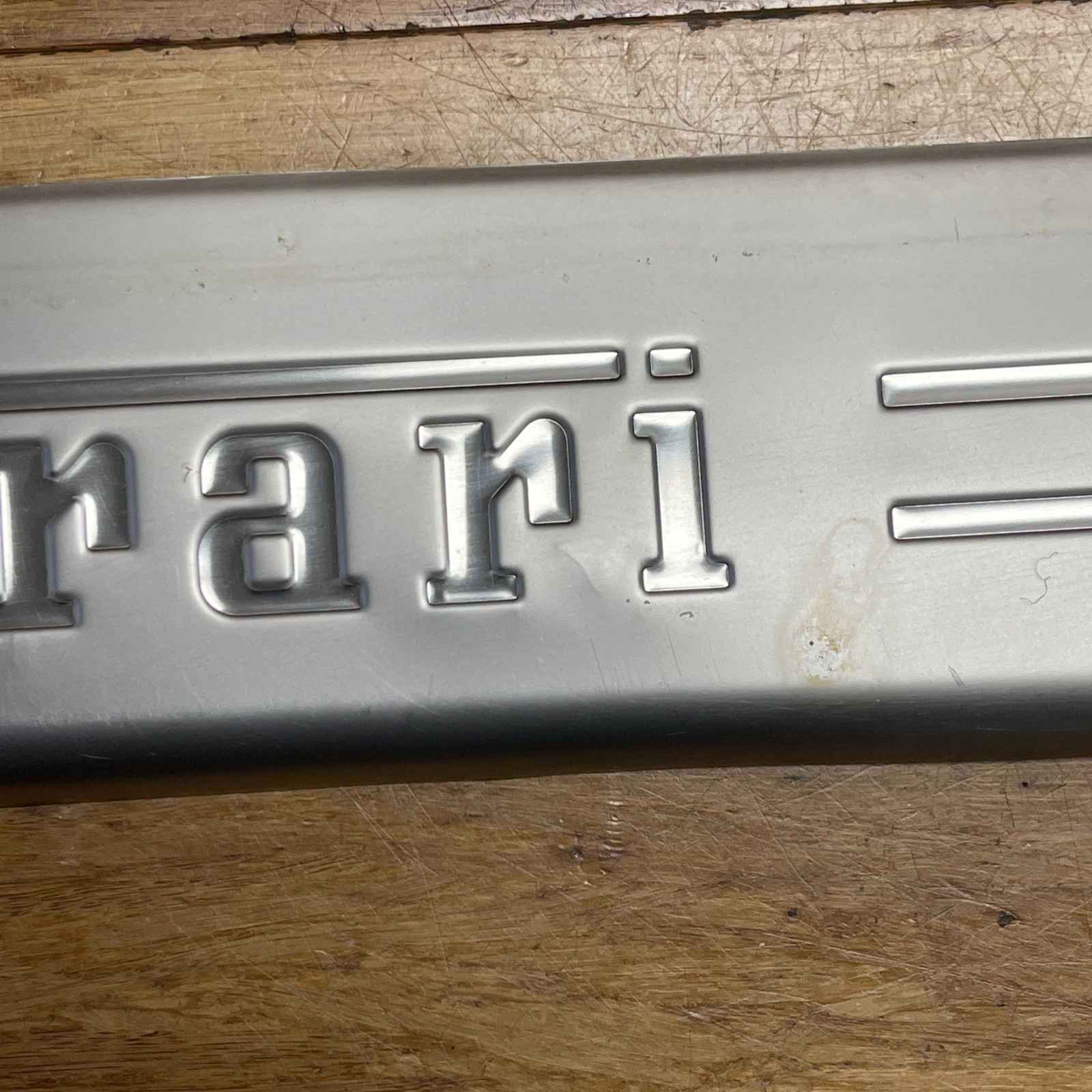 2015-2018 Ferrari California T Door Sill Scuff Plate Left or Right OEM *NOTE*