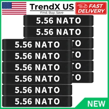 12 Pack 5.56 NATO Magazine Marking Bands 5.56 Magazine Caliber Identification