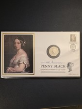 Harrington & Byrne, 180th Anniversary, Penny Black Stamp. 50p Gibraltar Cover.