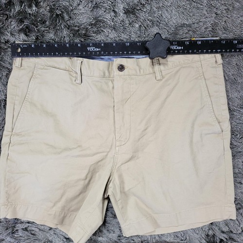 Pantalones Cortos Polo Ralph Lauren Para Hombre 36 x 7 Beige Caqui Elastizados Chino Clásico Poni Logo - Imagen 5 de 19
