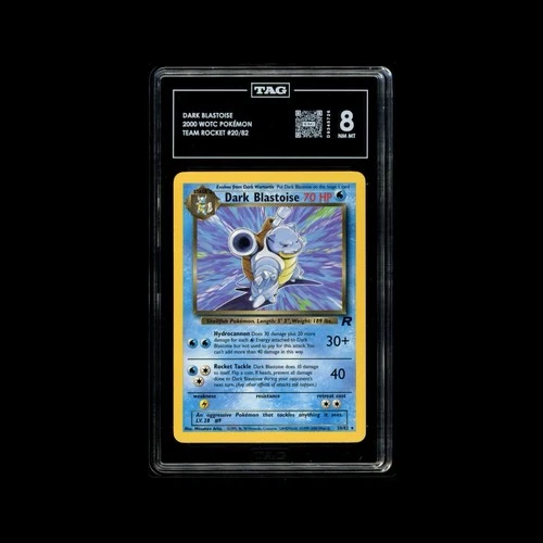 Tag 8 Dark Blastoise 20/82 Team Rocket 1st Edition