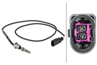 Vor Abgasturbolader Hella 6PT 358 181-541 Sensor, Abgastemperatur FüR Audi