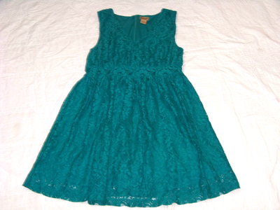 Women's Wrangler Floral Lace Dress - XL - Turquoise | eBay