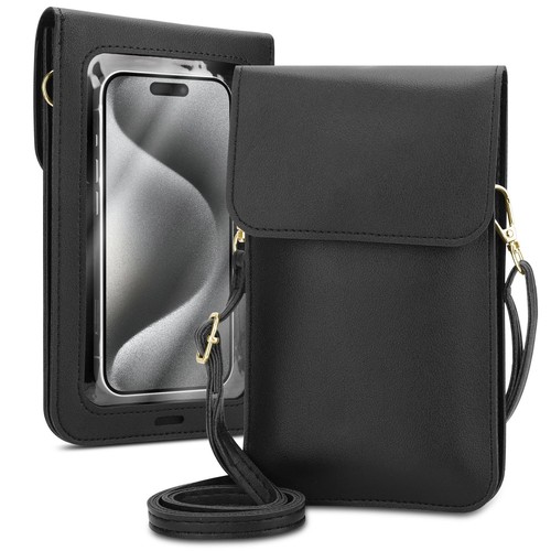 Phone Case For Huawei Enjoy 9E Shoulder Bag PU Leather Women