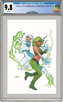 FIRE & ICE WHEN HELL FREEZES OVER #1 CVR A TERRY DODSON CGC 9.8 NM PRESALE 4/9