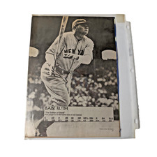 Magazine Clipping Sammy Sosa Chicago Cubs Babe Ruth Yankees 