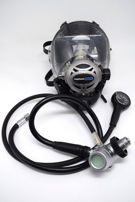 Ocean Reef Neptune Space G.divers  Vollgesichtsmaske  Tauchmaske mit Case & Zub.