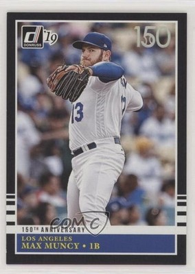 2019 Donruss Retro 1985 Variation 150th Anniversary Max Muncy (Throwing) rg5