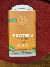 Sunwarrior Protein Classic Plus Plant Based Unflavored 1.65 lb Exp 12/26