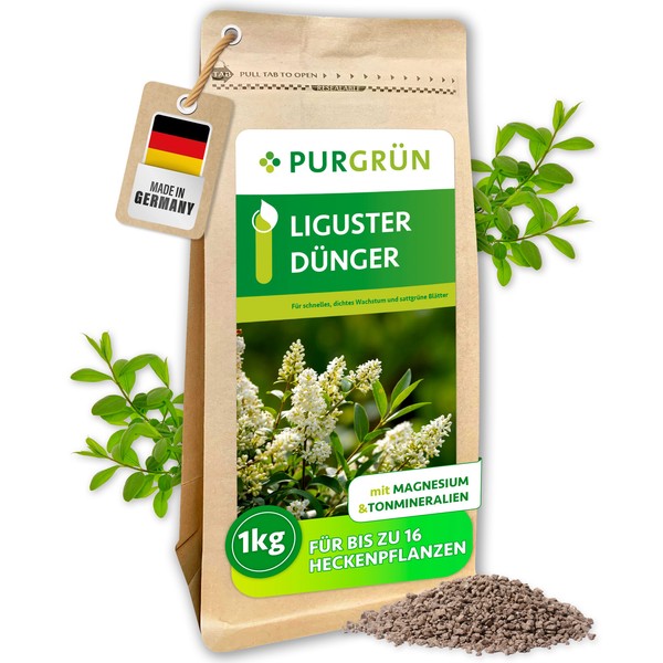 PurgrüN Liguster DüNger, Npk 8+4+5, Magnesium FüR BläTter, 1 Kg-image