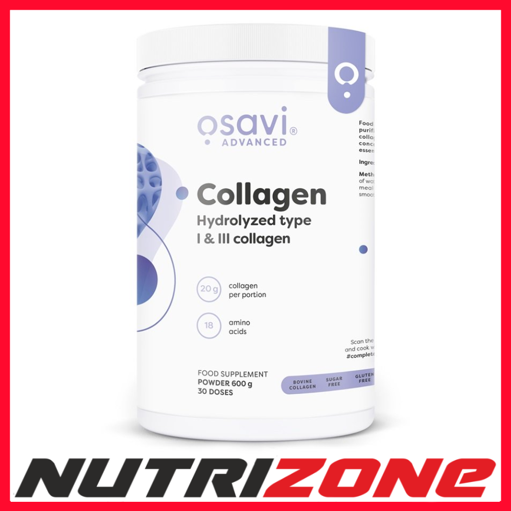 Osavi Collagen Peptides - Hydrolyzed Type 1 & 3 - 600 grams