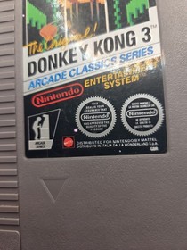 Donkey Kong 3 Nintendo NES Game Genuine UK PAL GBR Tracked Post Arcade Classics