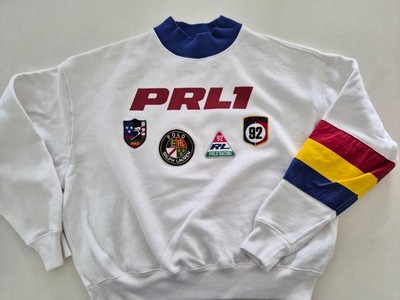 Polo Ralph Lauren PRL1 92 Racing Sweatshirt White Multi Patch Mock