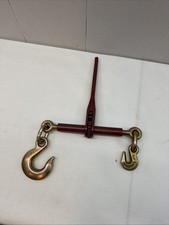3/8" - 1/2" Slip Grab Hook Ratchet Binder 12,000 lbs Tie Down Cargo Control | HD
