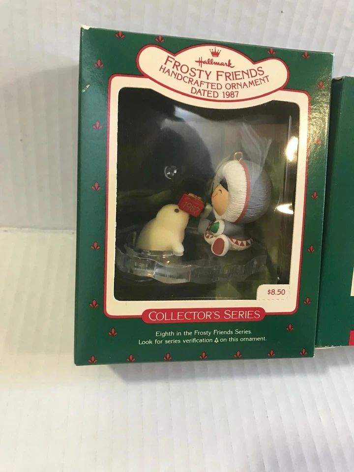 Lot of 4 Hallmark Keepsake Ornaments Frosty Friends Series Collectible - Image 2 of 4