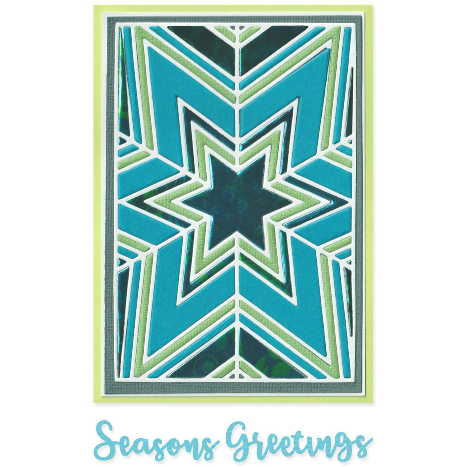 Thinlits Die Set Cosmopolitan Christmas, Star Bright by Stacey Park, Multicol...