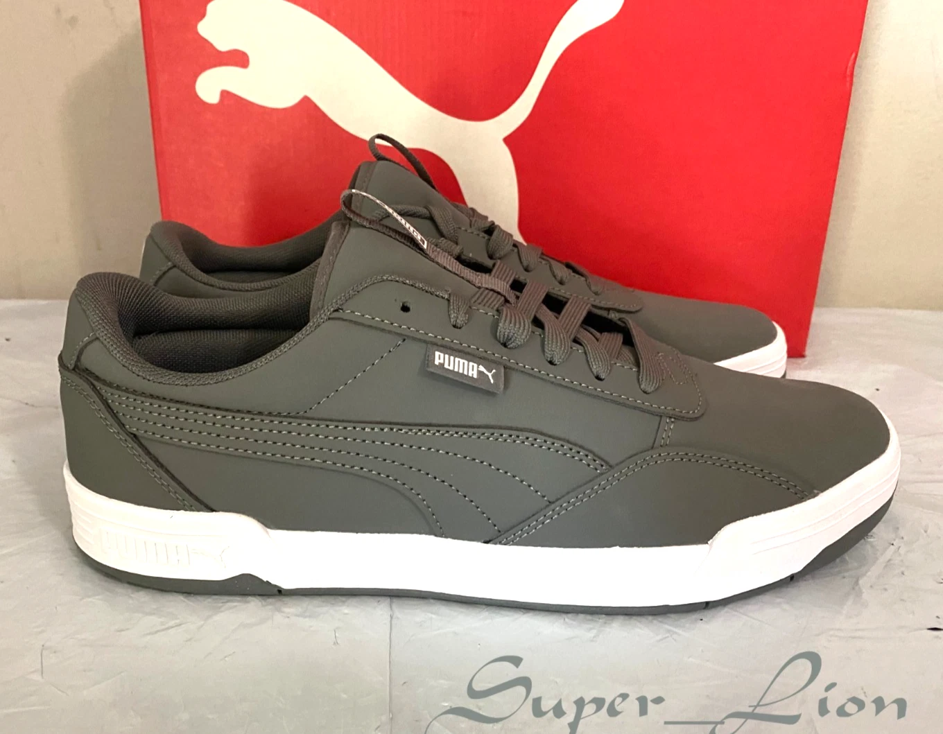 NEW Puma Men's Skate Court Sneaker Shoes - SIZE 12 - GRAY