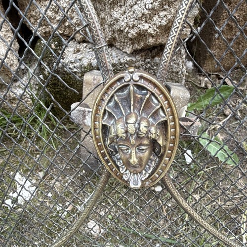 Antik Vintage Messing Herz verziert Feuerschutz, 20" x 15" x 4,5", verzierte Mitte - Bild 9 von 12