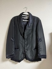 USED ISSEY MIYAKE 1995 AUTUMN/WINTER BLACK TAILORED JACKET GOOD