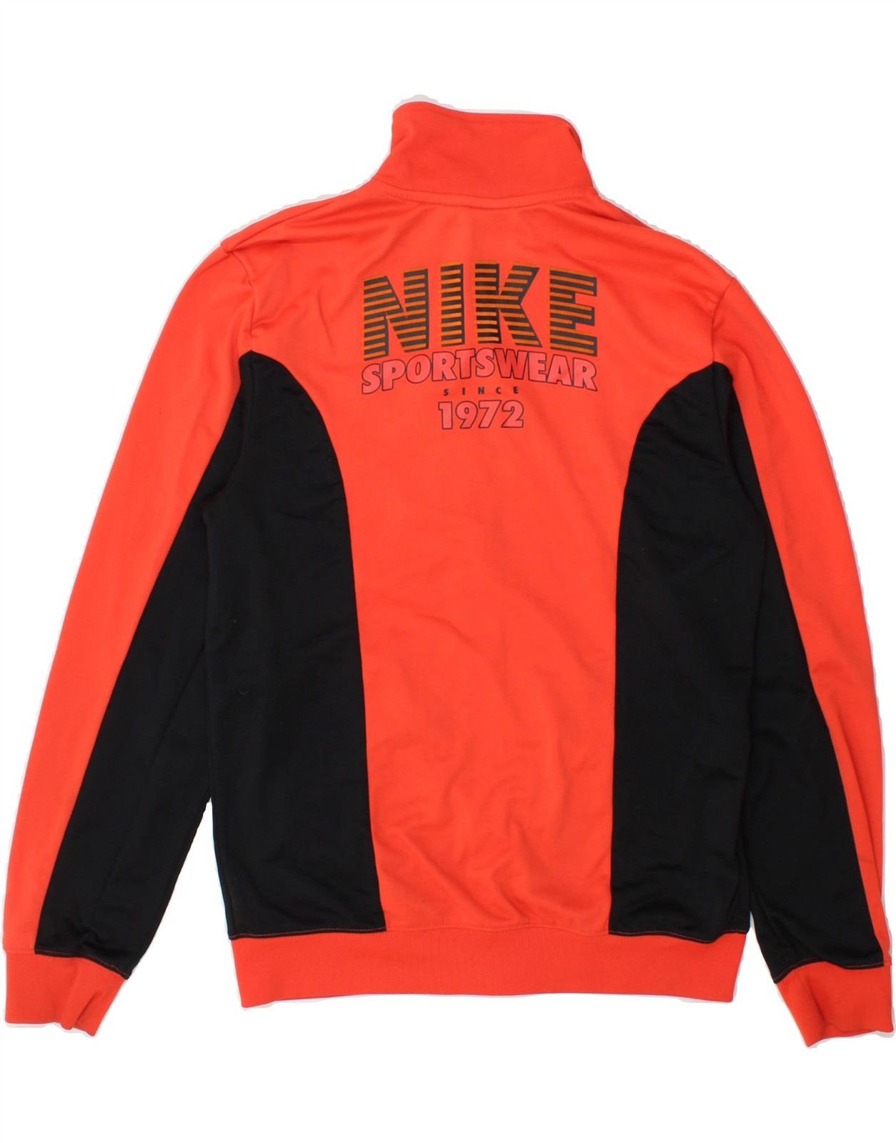 SACAI X NIKE NIKE giacca tuta uomo grafica top UK 38 40 arancione medio colorblock BO02