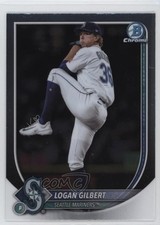 2025 Bowman Chrome Logan Gilbert #9 0c3h