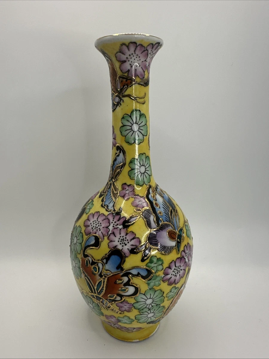 中国蝴蝶花瓶印第安纳收藏中国花瓶、罐子(1900-现在) | eBay
