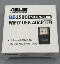 ASUS BE6500 USB-BE92 Nano WiFi7 USB Adapter - New Open Box