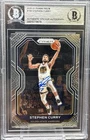 2020-21 Panini Prizm Stephen Curry #159 BGS Authentic Sticker AUTO Warriors BW3