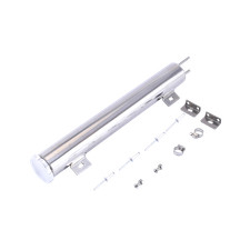 Polished Stainless Steel Radiator Coolant Over Flow Puke Tank Can 20 Oz 2x15