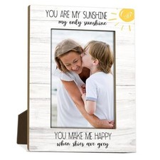 You Are My Sunshine Wooden Photo Frames 4x6 for Best Friends Sunshine Picture