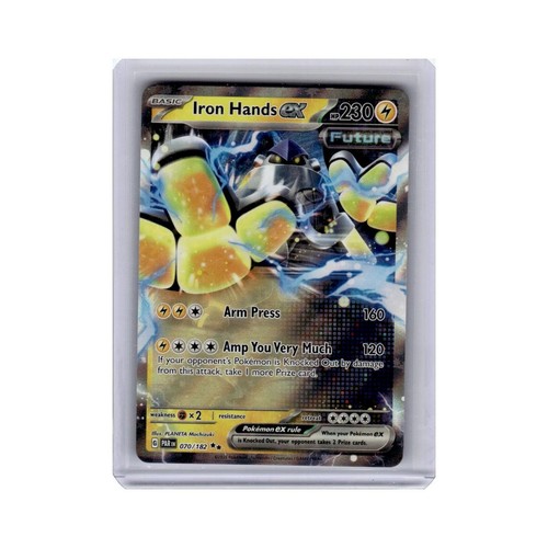 Iron Hands ex 2023 Pokemon Scarlet Violet Series Paradox Rift #70 Holo NM