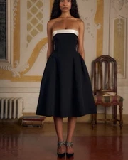 MIRROR PALAIS Strapless Opera Lady Length Dress XS NWT Original $995