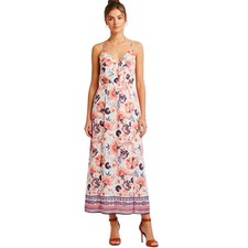 Midnight Doll Maxi Dress Sz 7 Flora Bohemian Boho Spring Summer Graduation Party