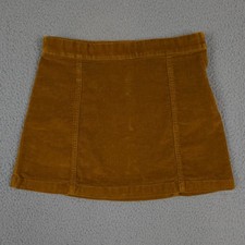 Crewcuts Skirt Girls 8 Brown Corduroy Mini Adjustable Waist Preppy School J Crew