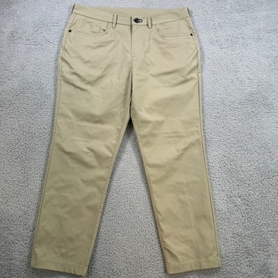 Public Rec All Day Every Day Pants Khaki Men 33x27 Beige Performance Stretch