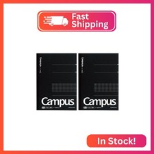 Kokuyo Campus Pre-Dotted Notebook, Semi A5, 5mm Grid Ruled - 80 Sheets - 160 Pag