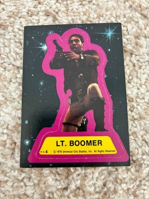 LT. BOOMER ROOKIE 1978 STICKER BATTLESTAR GALACTICA TOPPS CARD !