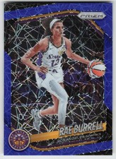 2025 Panini Prizm WNBA #25 Rae Burrell Blue Velocity Prizms